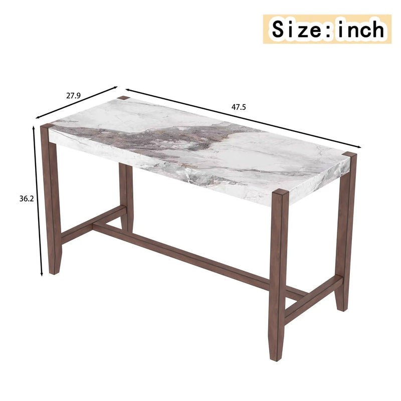 Counter Height Bar Table For Kitchen by HouseOfZazla