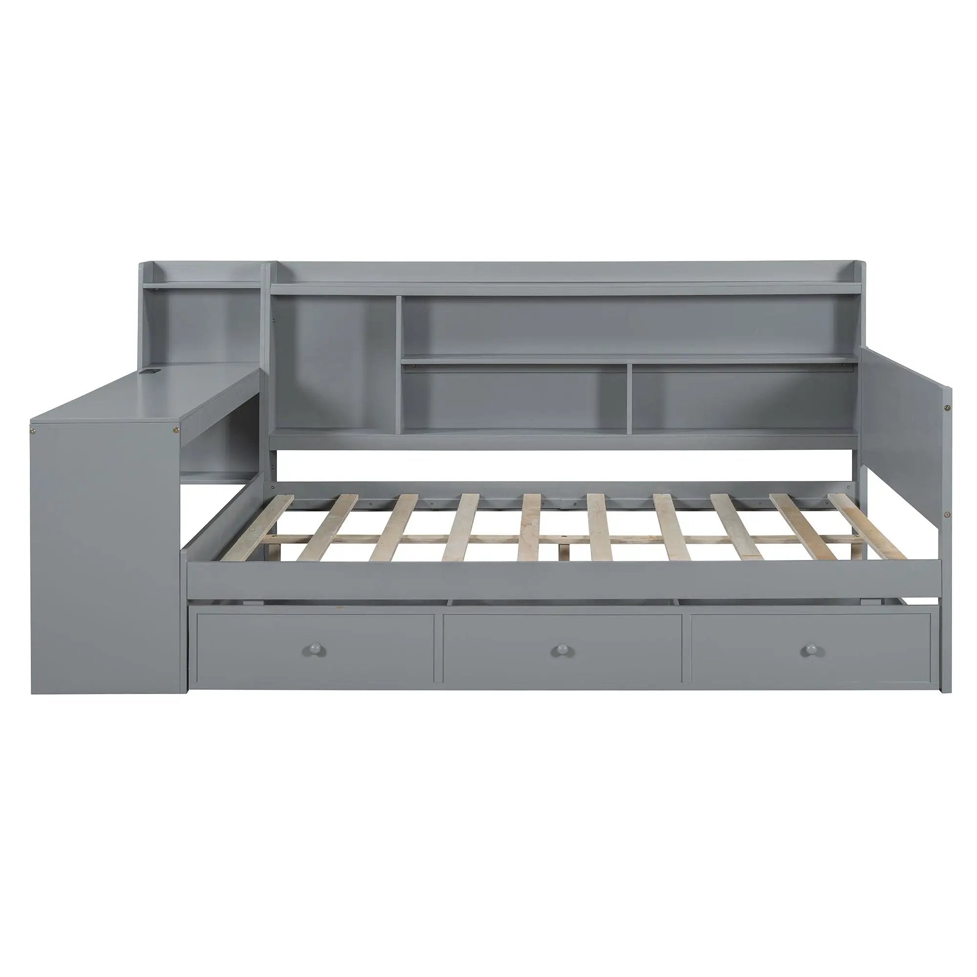 Daybed With 3 Drawers USB Ports And Desk by Unique Piece Furniture