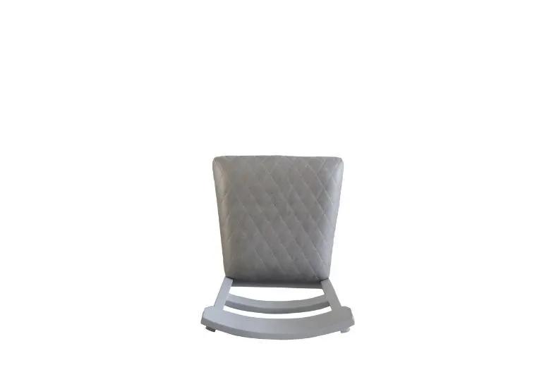 House Marchese - Side Chair (Set of 2) - Two Tone Gray Fabric & Pearl Gray by Unique Piece Furniture