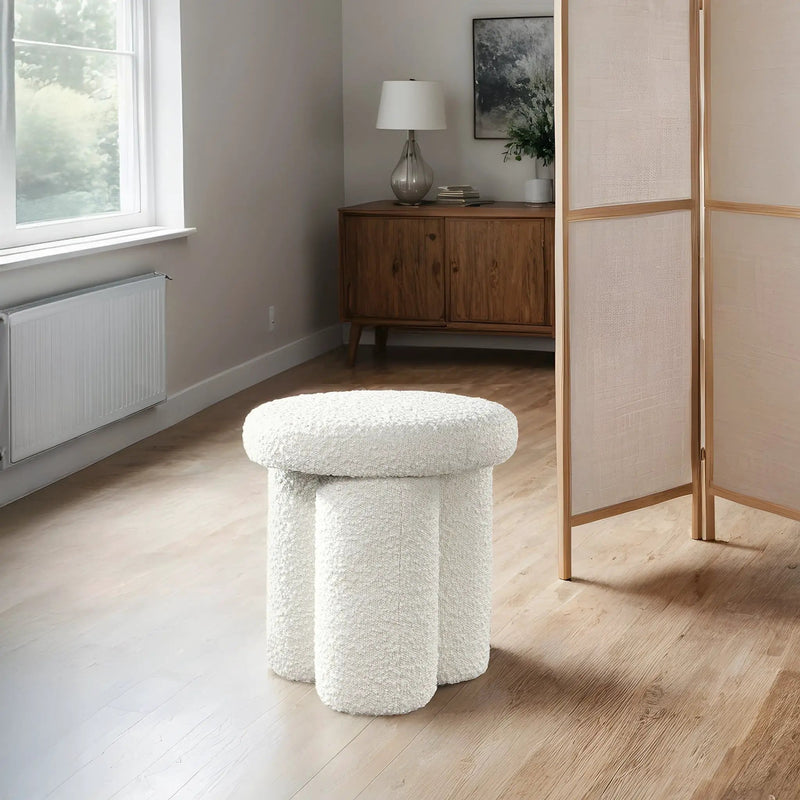Wesley - Stool - Ivory by HouseOfZazla
