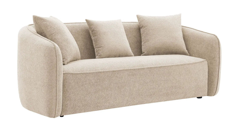 Keith - Sofa With 3 Matching Color Toss Pillows by Unique Piece Furniture