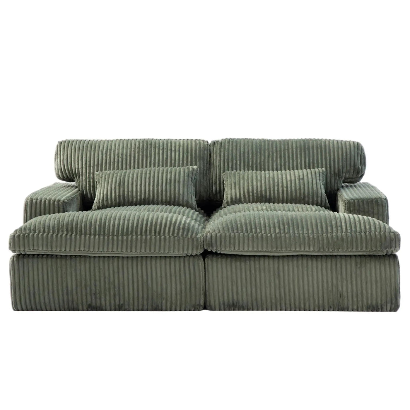 Double Chaise Lounge Chair, Oversized Upholstered Sleeper Cloud Couch by Unique Piece Furniture