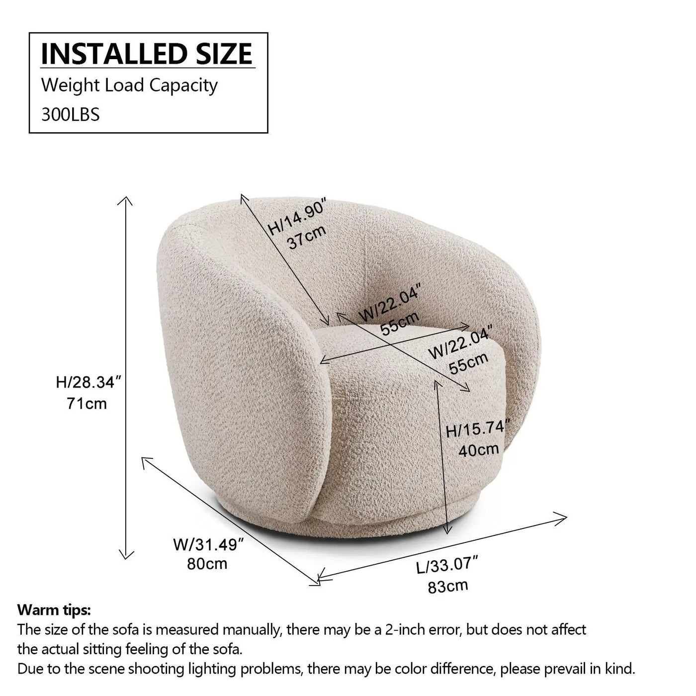 Swivel Accent Upholstered Barrel Chair by HouseOfZazla