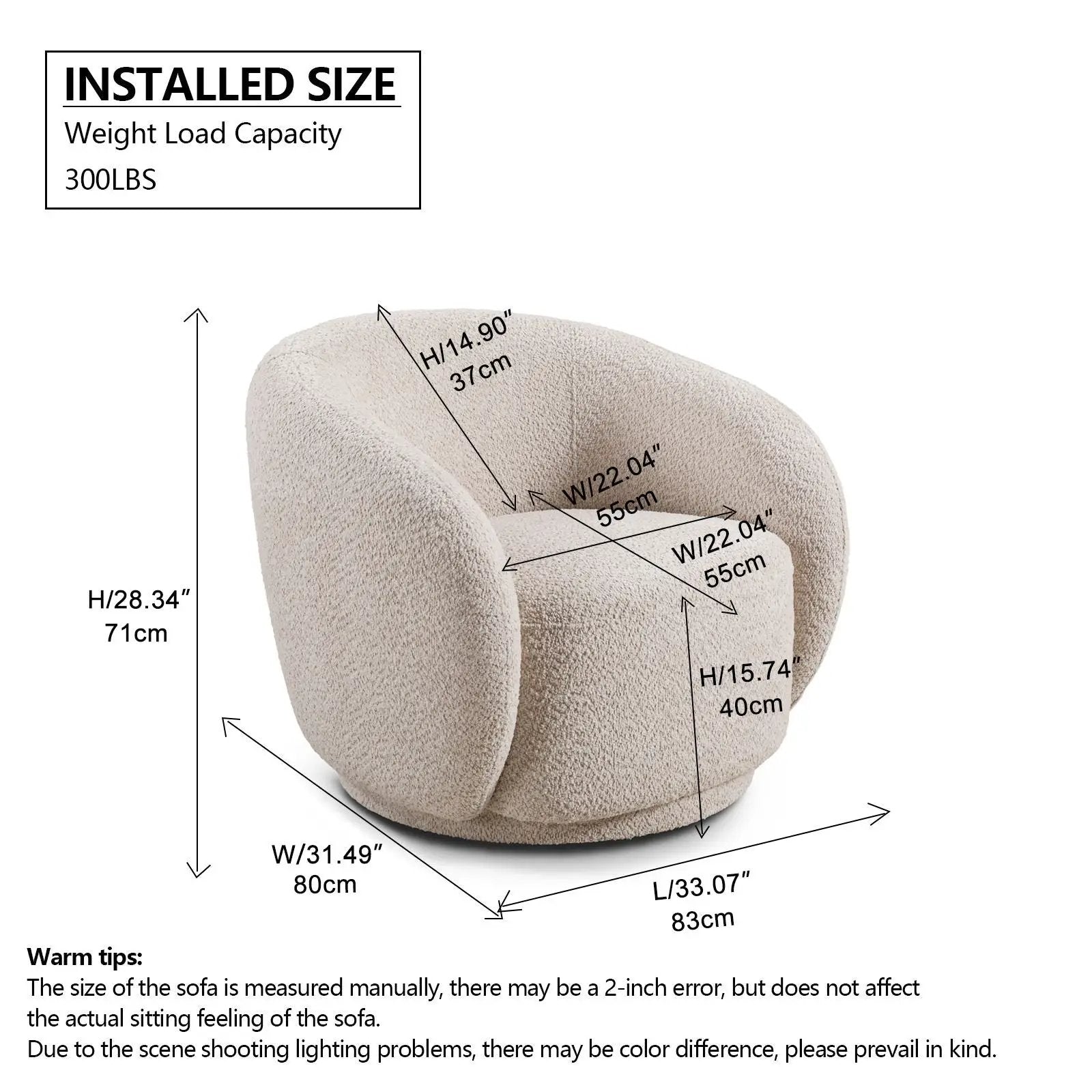 Swivel Accent Upholstered Barrel Chair by HouseOfZazla
