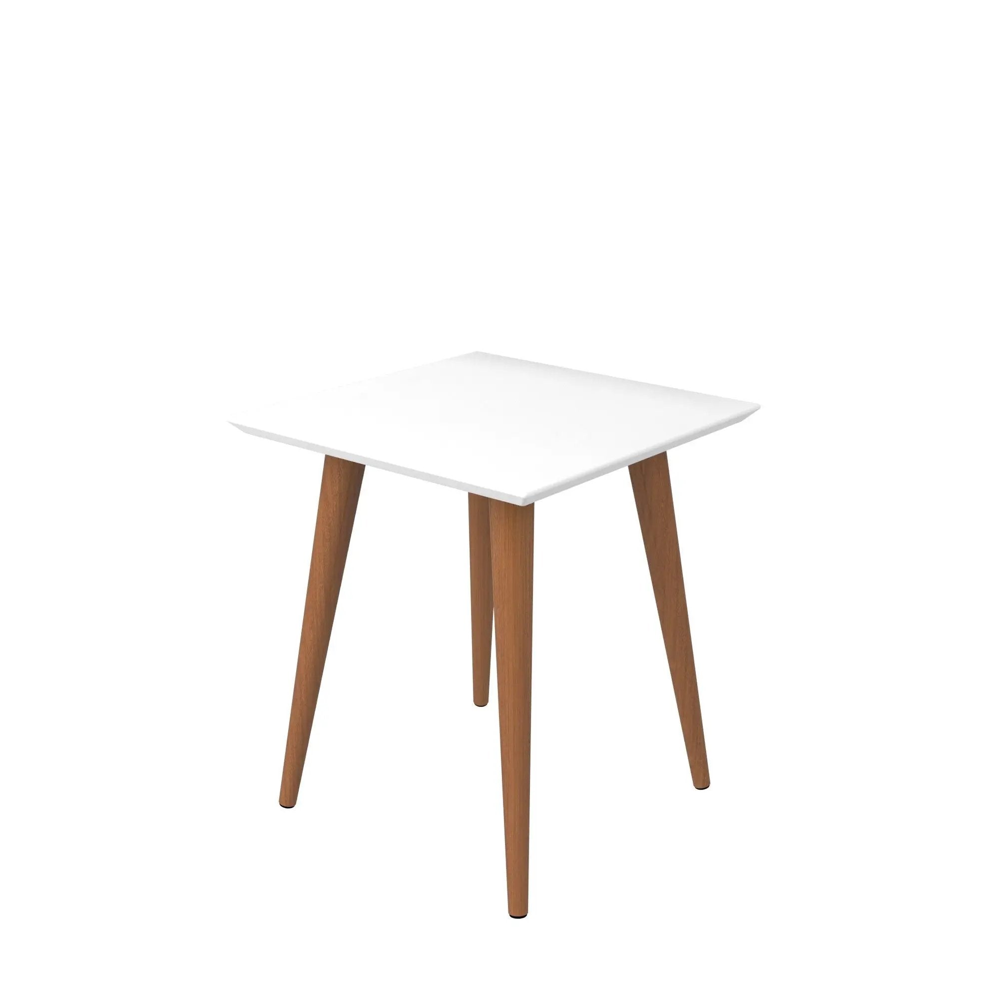 Utopia - Square End Table - White by HouseOfZazla
