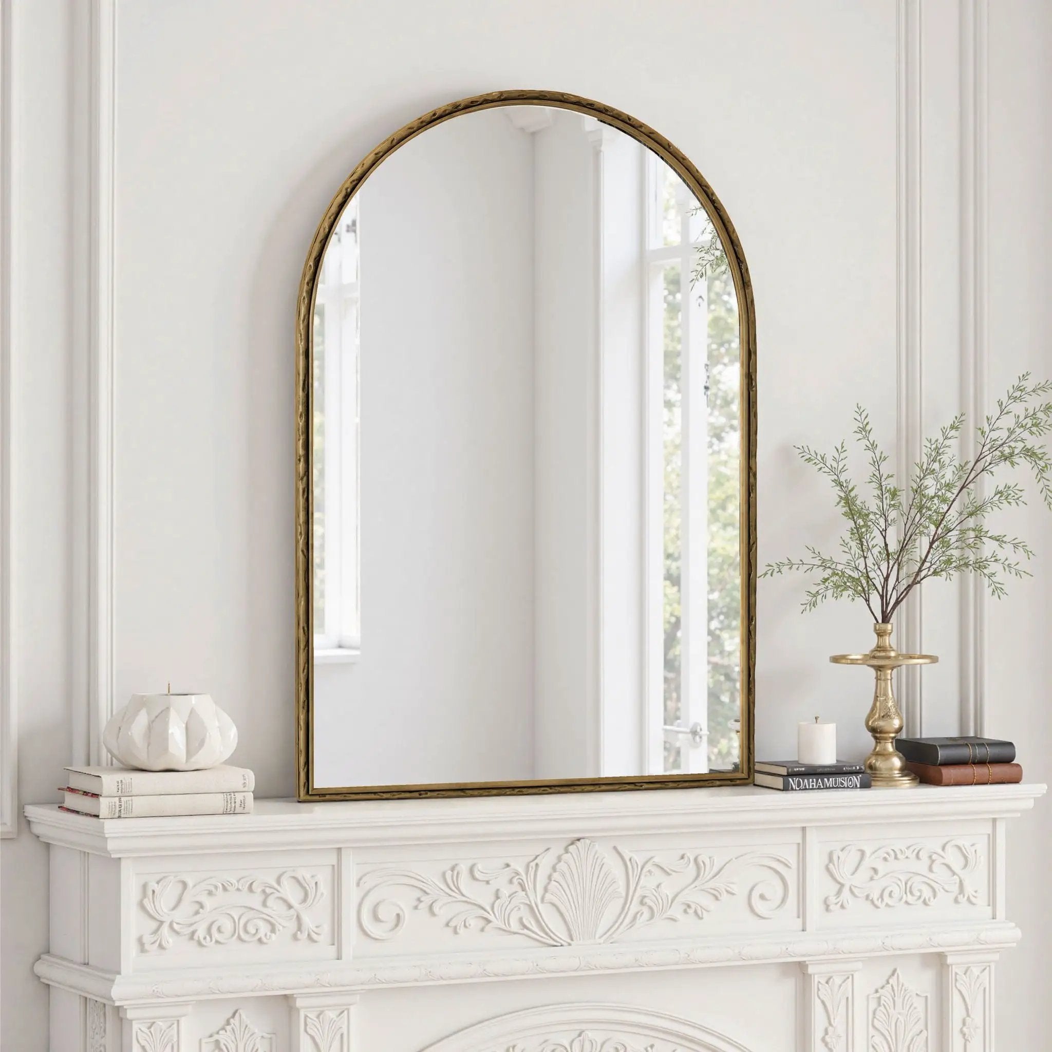 Arched Mirror With Shatterproof Glass by Unique Piece Furniture