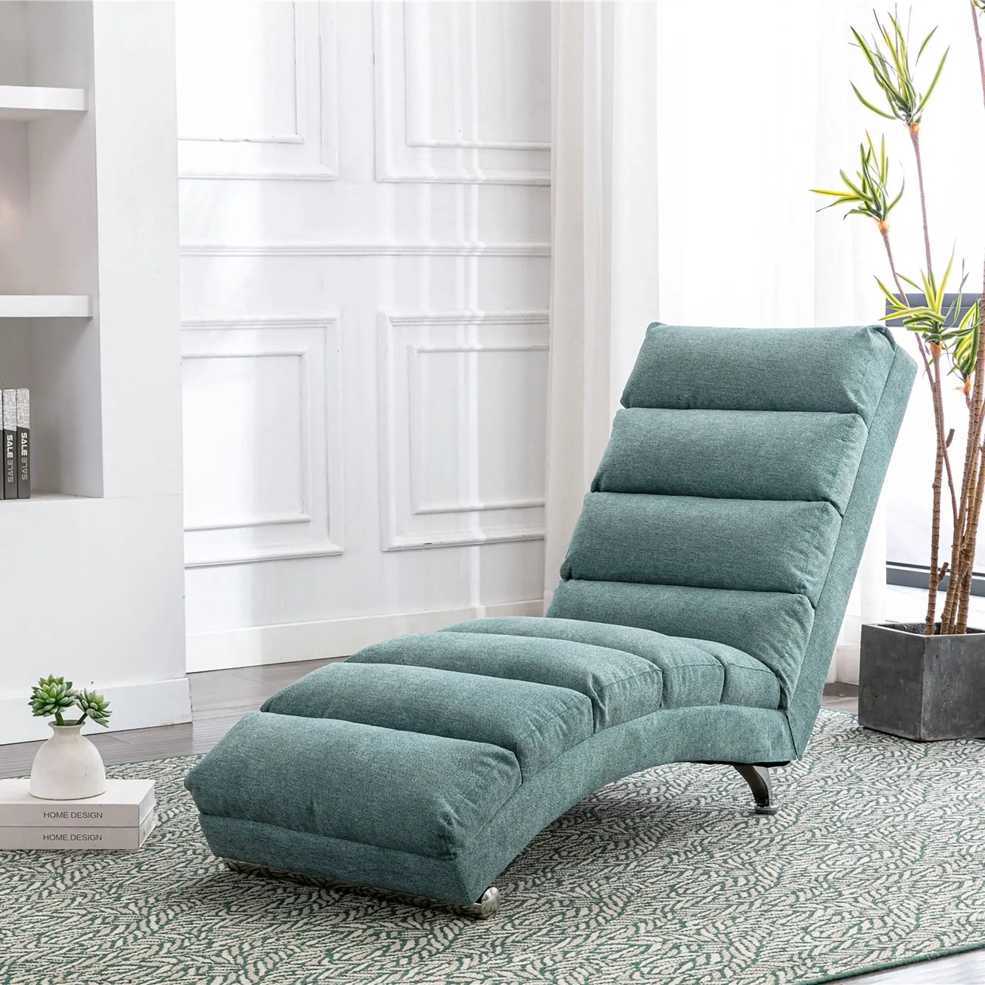 Massage Chaise Lounge Indoor With Remote Control, Ergonomic Electric Massage Lounger by Unique Piece Furniture