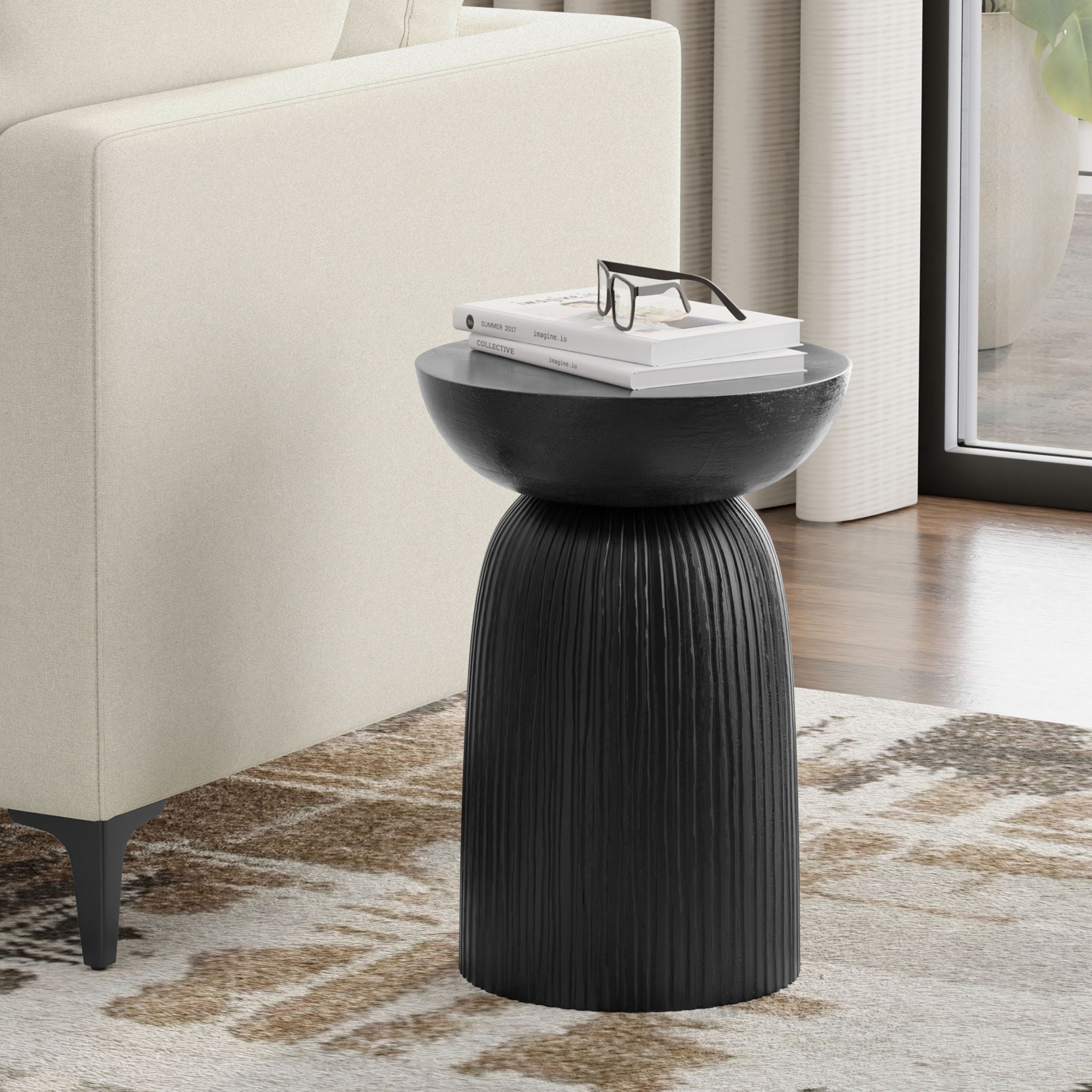 Boyd - Line Accent Table - Black by HouseOfZazla