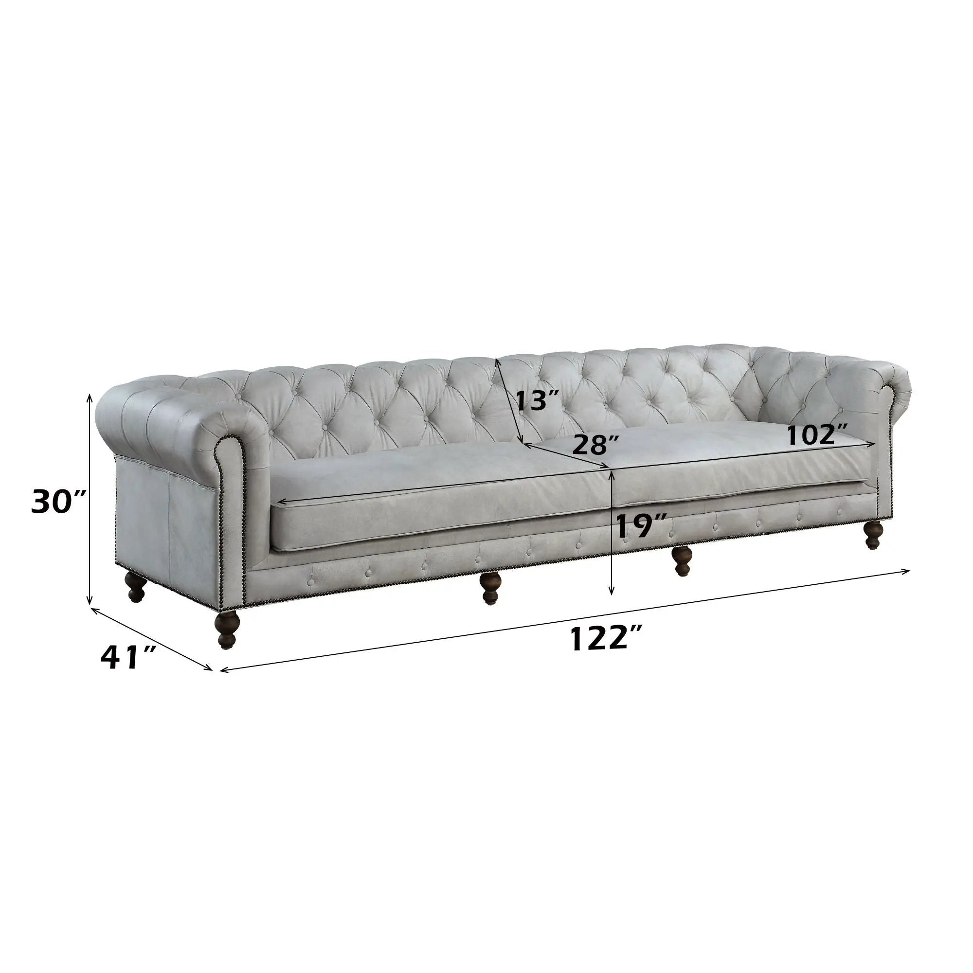 Ofer - Sofa - Antique White by HouseOfZazla