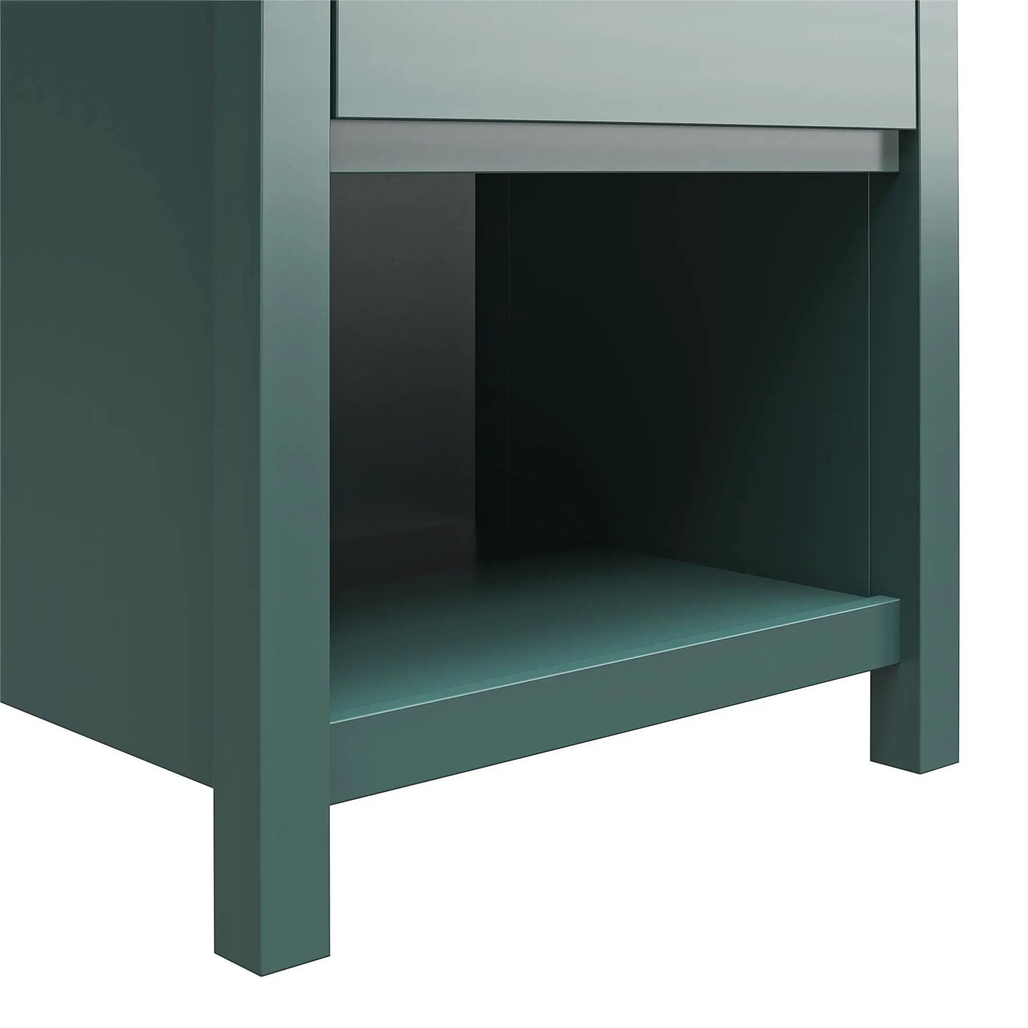 Haven - 1 Drawer Nightstand - Green by HouseOfZazla