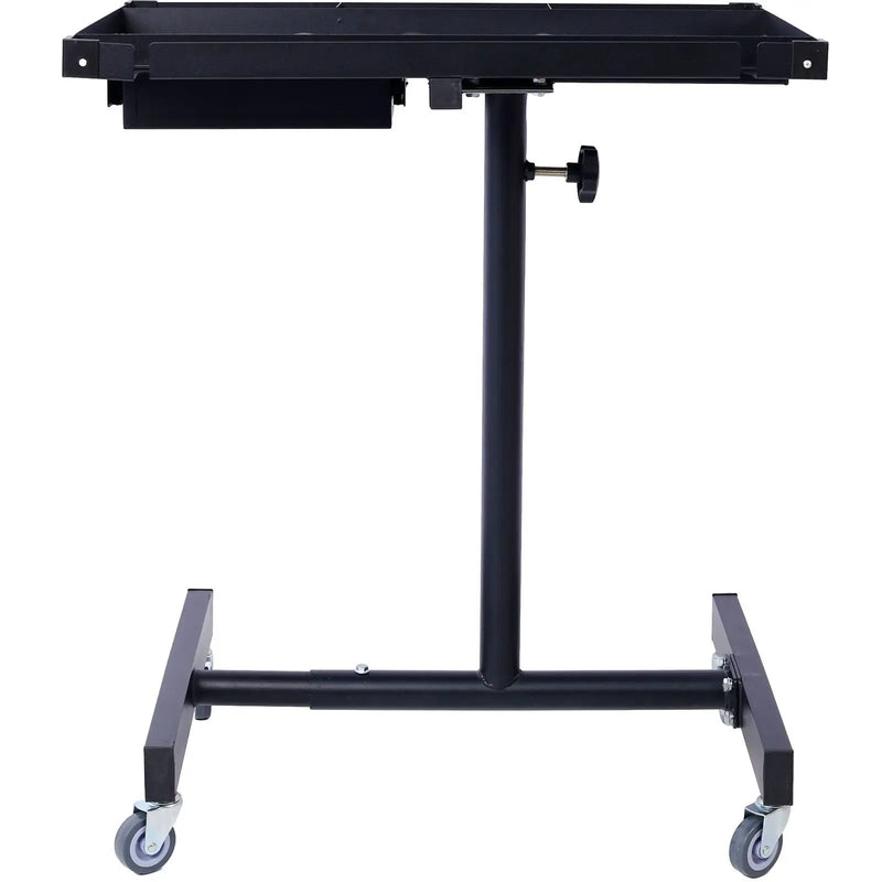 Adjustable Tear Down Work Table With Drawer For Garages, Repair Shops, And Diy, Portable, (4) 2.5" Swivel Casters, 220 Pound Capacity, Rubber Corners, Heavy Duty Steel by HouseOfZazla