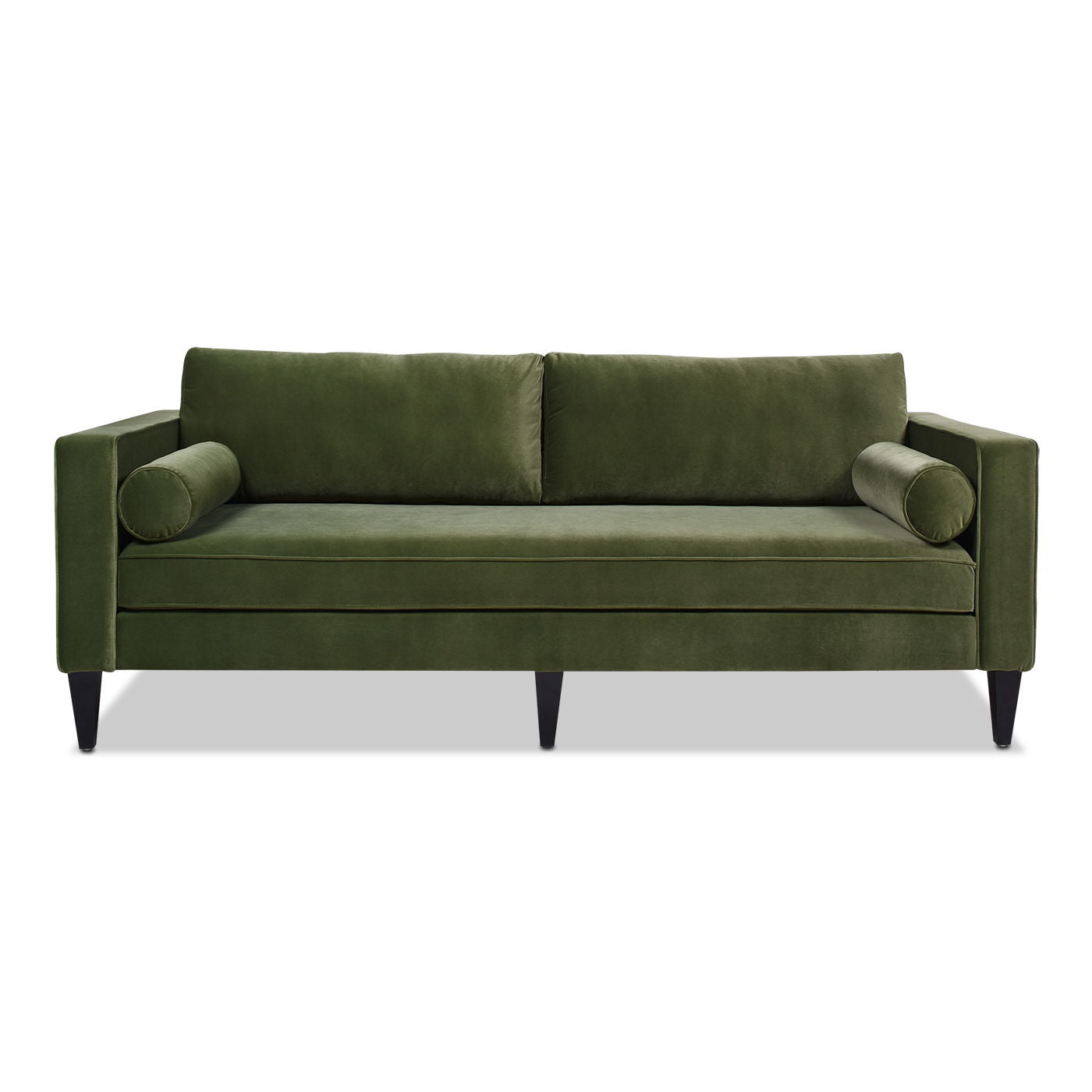 Nicholi - Mid-Century Modern Sofa - Olive Green by HouseOfZazla