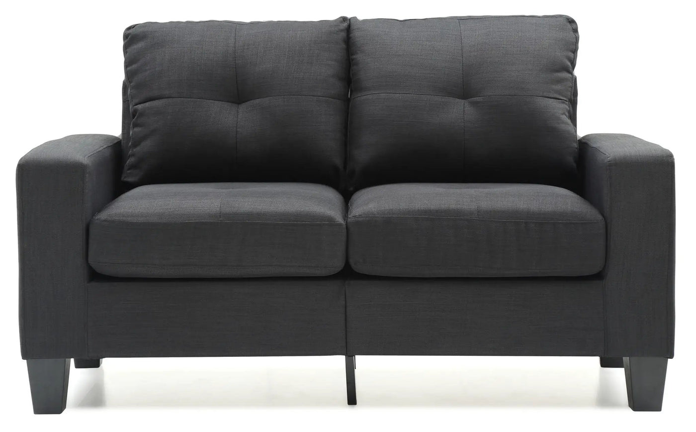 Newbury - Track Arm Loveseat For Cozy Spaces by HouseOfZazla