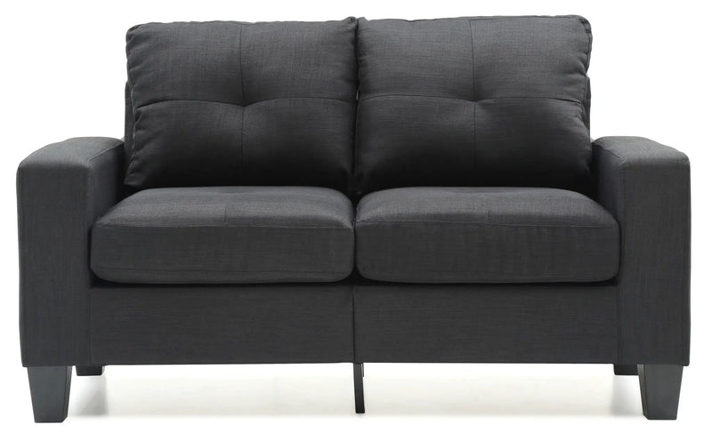Newbury - Track Arm Loveseat For Cozy Spaces by HouseOfZazla