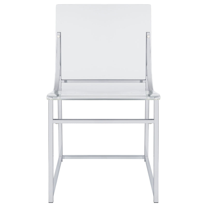 Hartsell - Dining Side Chair (Set of 2) - Chrome