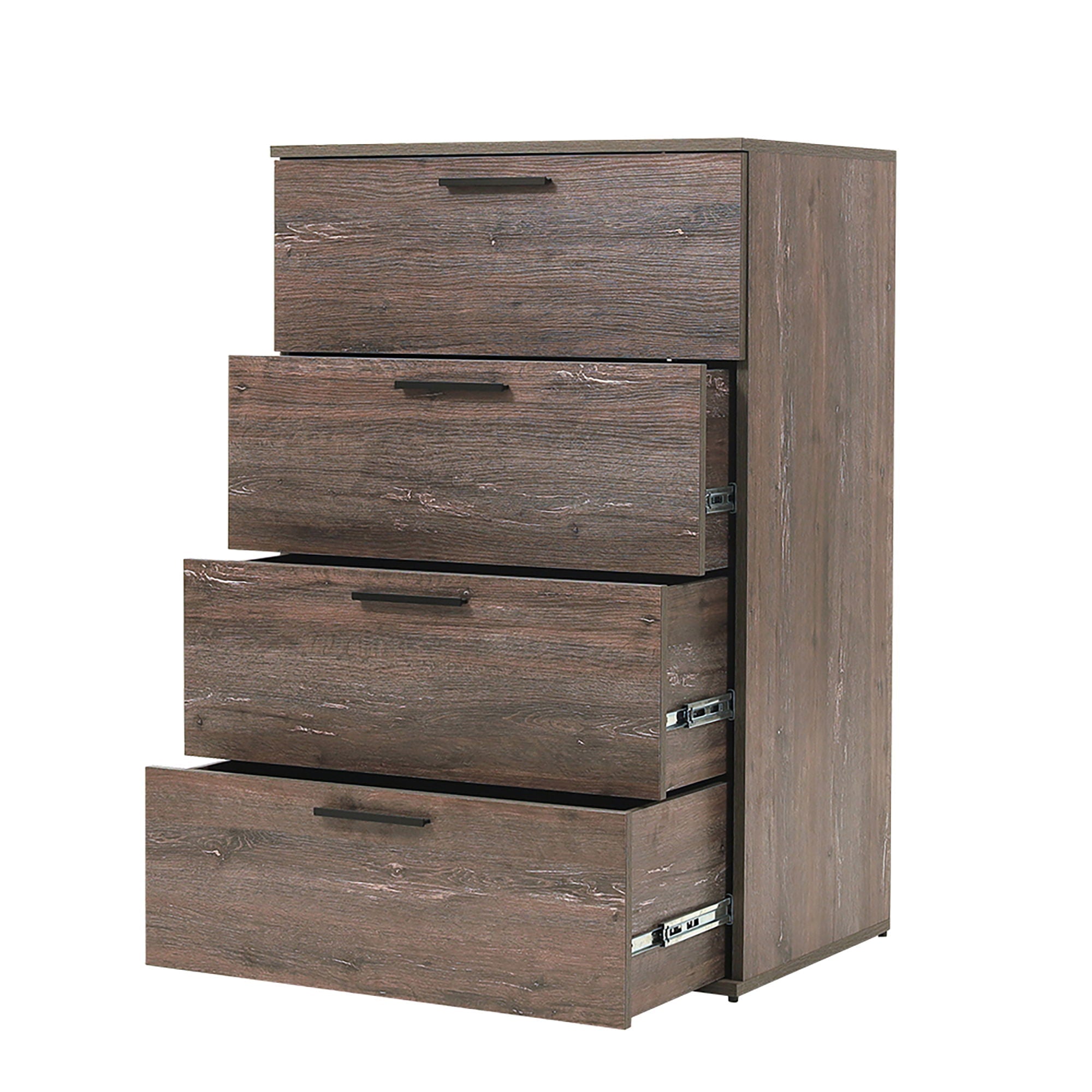 Oliver - Farmhouse Jumbo Chest With 4 Drawer Storage by HouseOfZazla