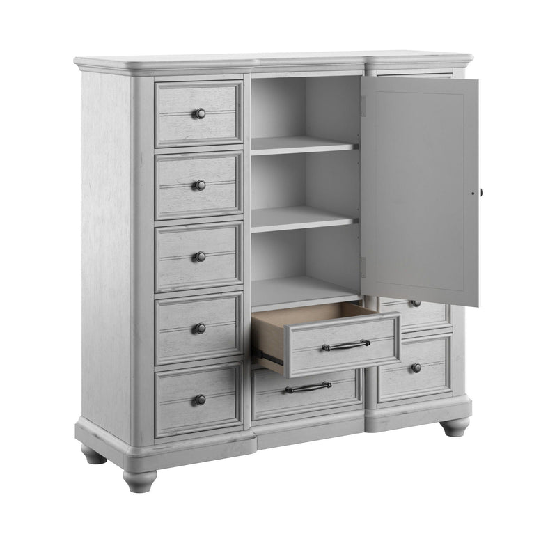 22 Drawer Master Chest With Cabinet - Gray by HouseOfZazla
