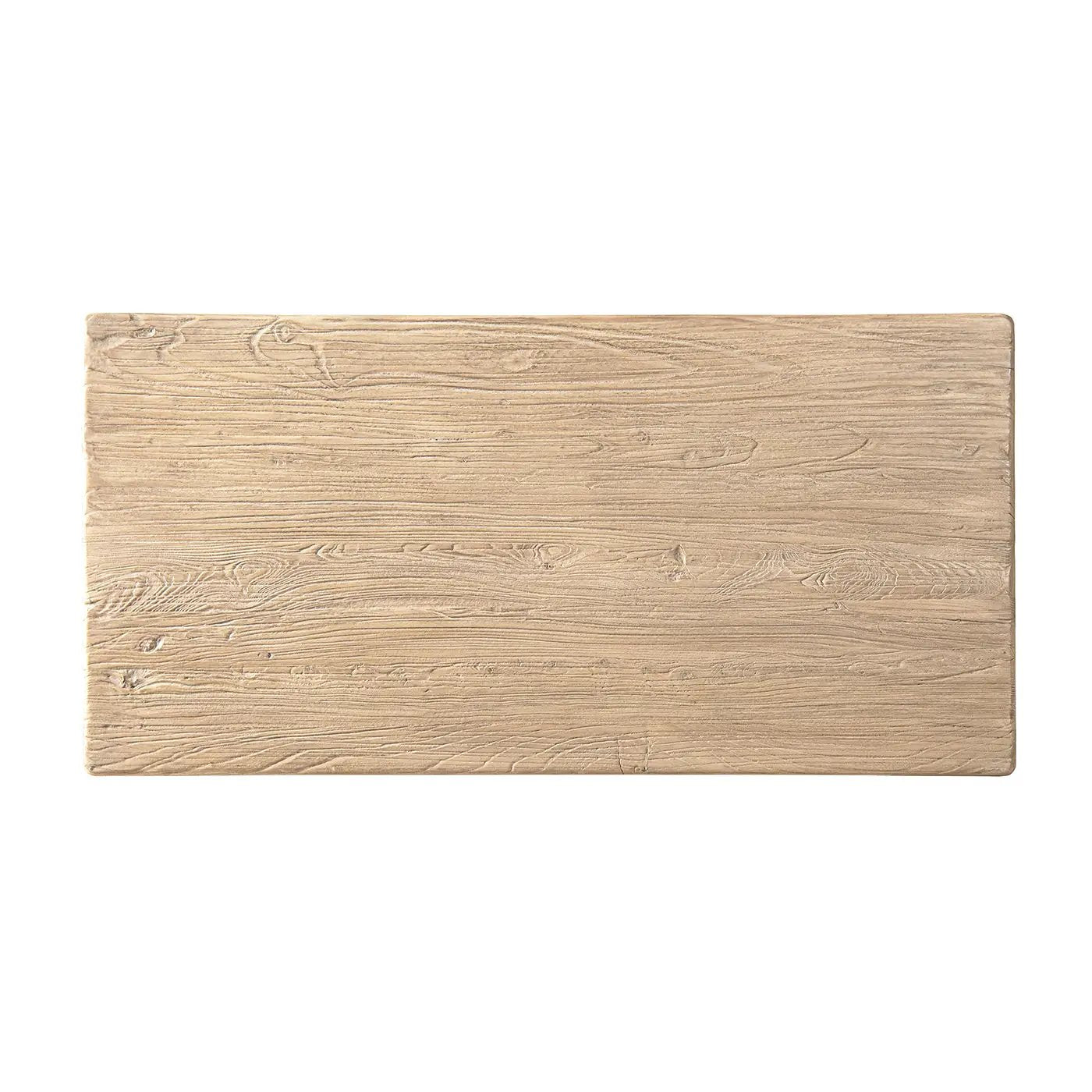 Hawthorne 48' Solid Reclaimed Elm Rectangular Trestle Coffee Table by HouseOfZazla