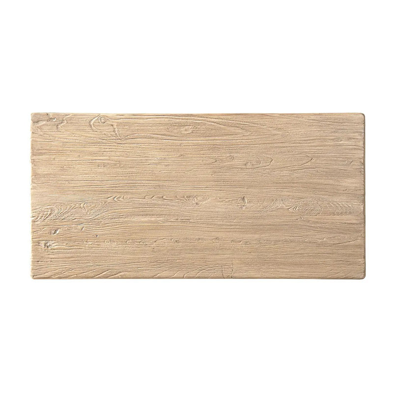 Hawthorne 48' Solid Reclaimed Elm Rectangular Trestle Coffee Table by HouseOfZazla