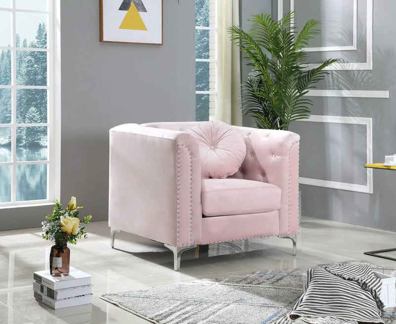 Contemporary Sloped Arm Chair by Unique Piece Furniture