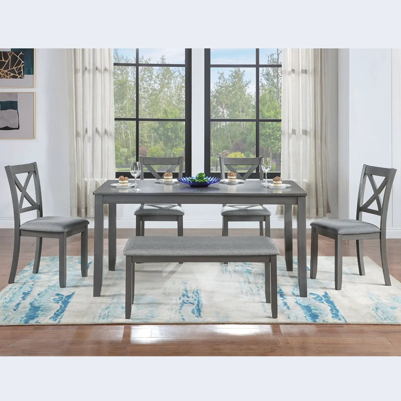 Kitchen Dining Set, Rectangular Dining Table by Unique Piece Furniture