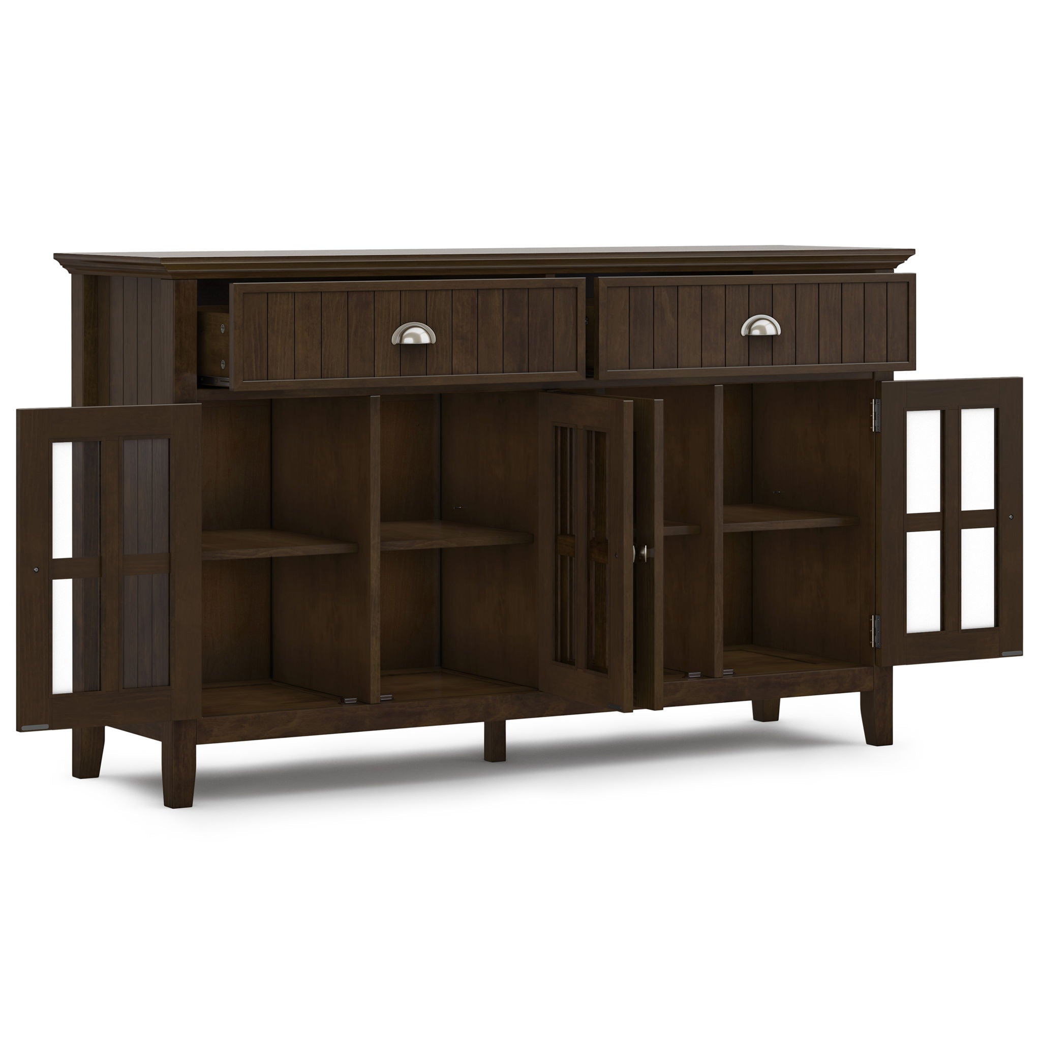Acadian - Large Sideboard Buffet - Brown by HouseOfZazla
