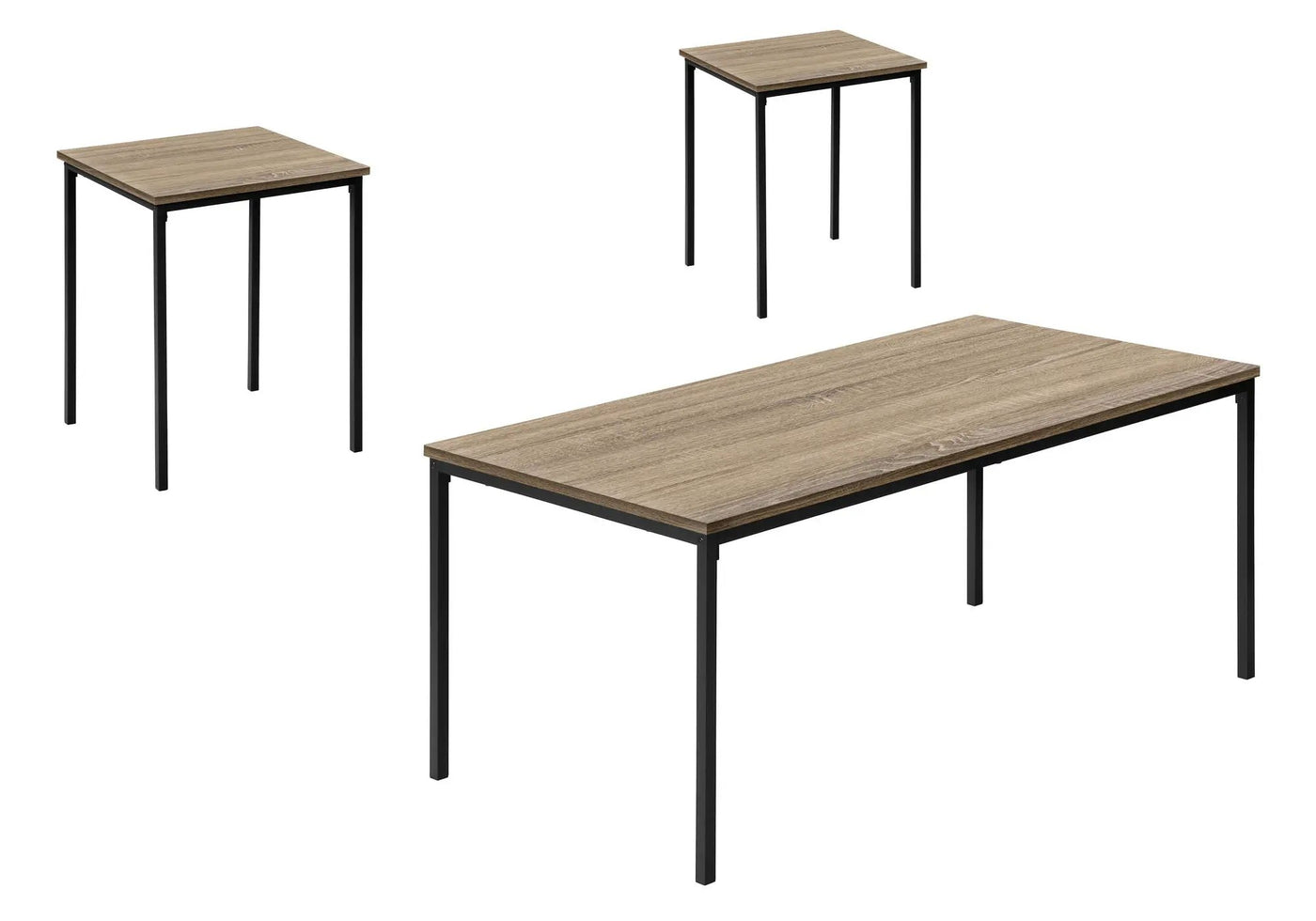 Table Set, Coffee, End, Contemporary, Modern (Set of 3) by HouseOfZazla