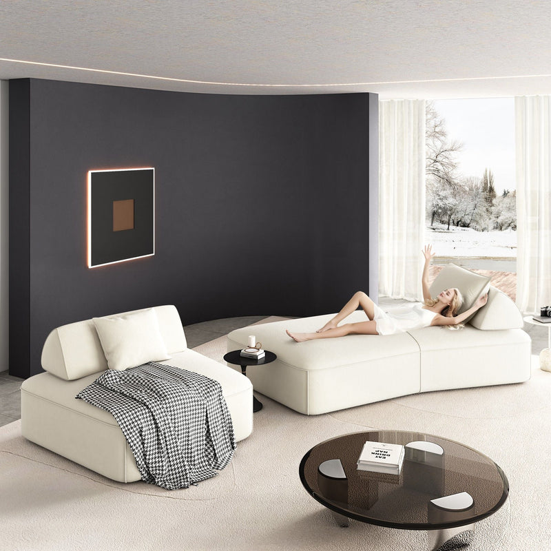 Modern Luxury Oversized Modular Sectional Sofa Set by HouseOfZazla