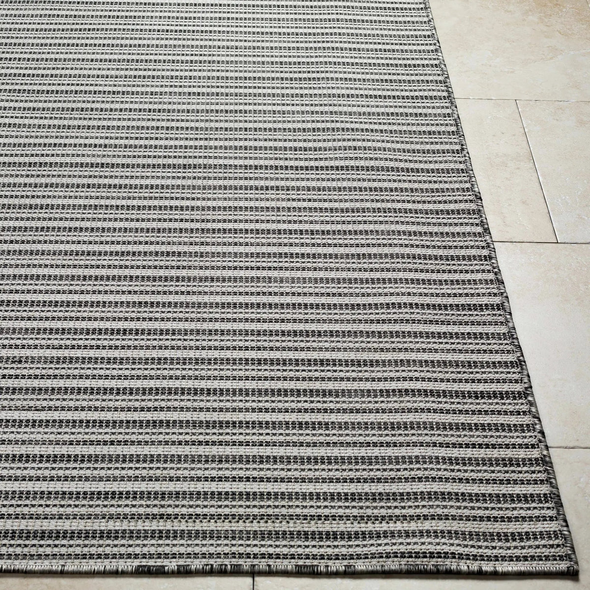 Greg Black Outdoor Area Rug - Clearance, photo 6 of 9