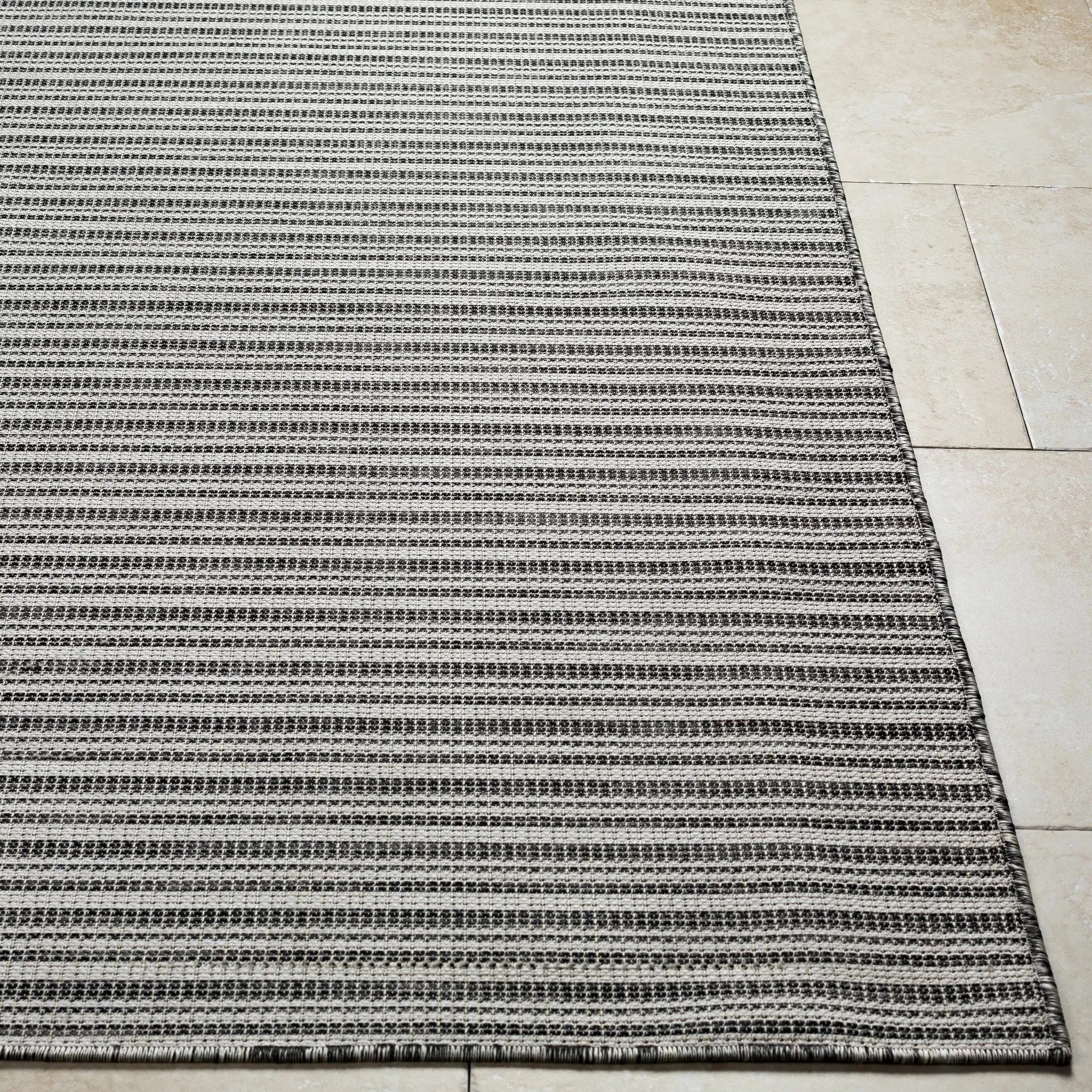 Greg Black Outdoor Area Rug - Clearance by Boutique Rugs
