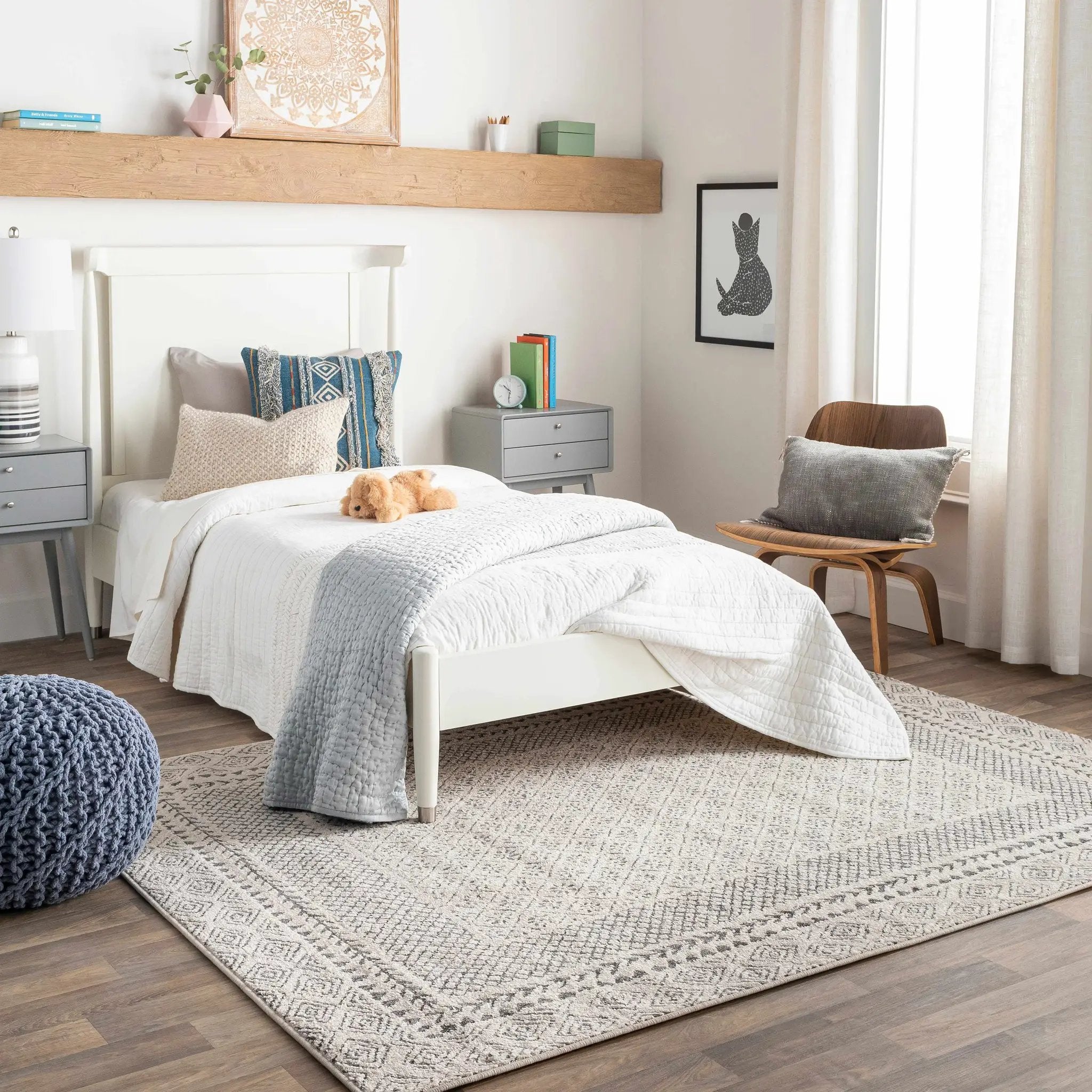 Burdette Soft Neutral Rug by Hauteloom