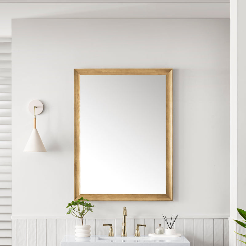 James Martin Glenbrooke 30" Mirror, Light Natural Oak, view 3