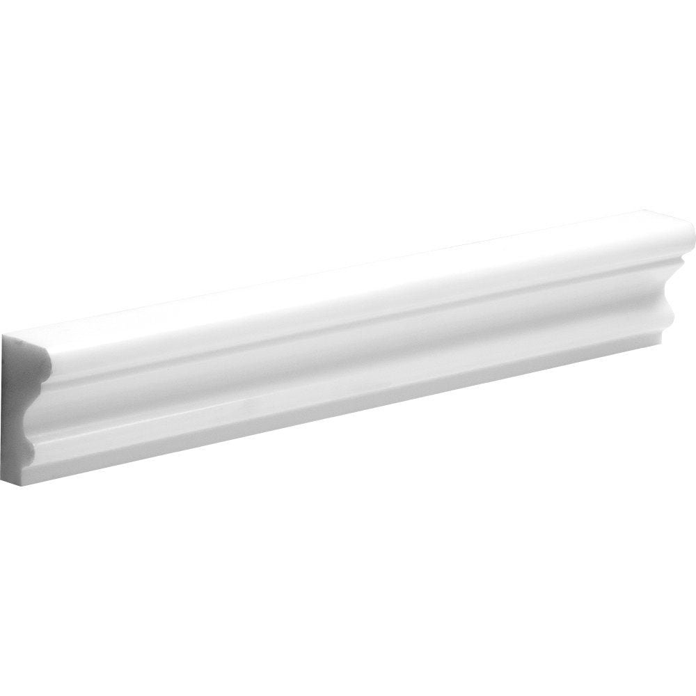Bianco Dolomite Classic Polished Andorra Marble Moldings 2x12 Marble Polished 2x12 Moldings