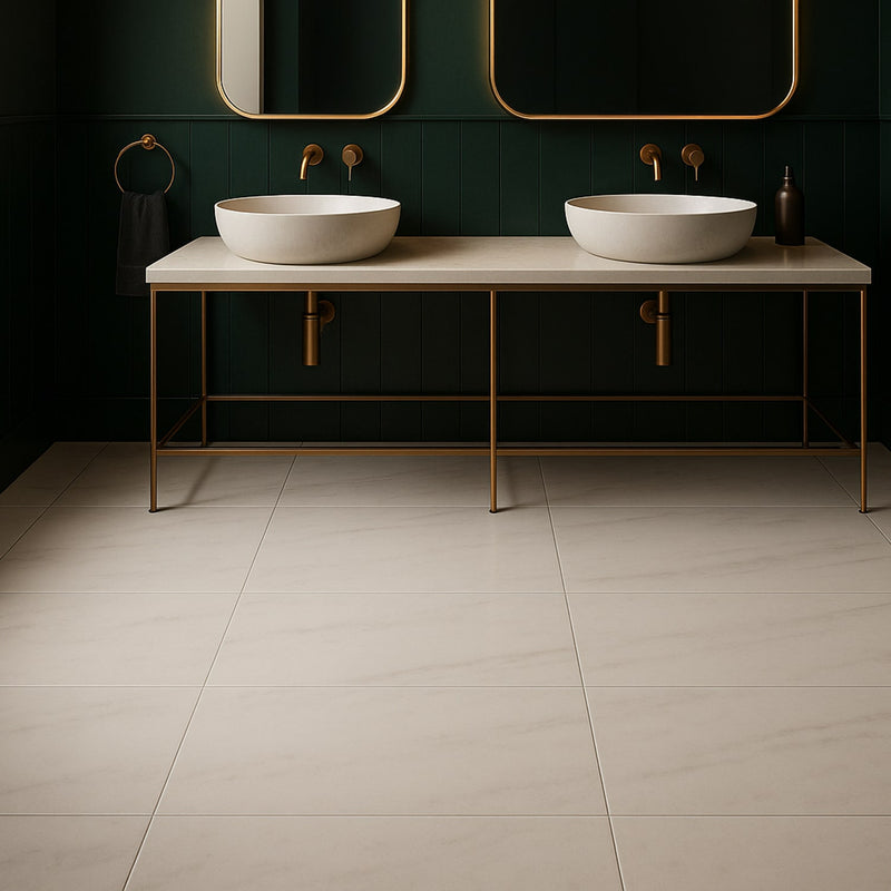 Bianco Dolomiti Honed Marble Tiles 12x24 Marble Honed 12x24 Tiles — 3