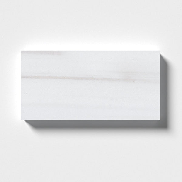 Bianco Dolomiti Honed Subway Marble Tiles 2 3/4x5 1/2
