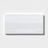 Bianco Dolomiti Honed Marble Tiles 6x12