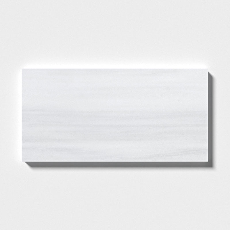 Bianco Dolomiti Honed Marble Tiles 6x12 Marble Honed 6x12 Tiles