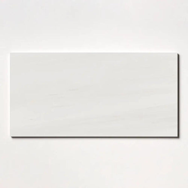Bianco Dolomiti Honed Marble Tiles 12x24