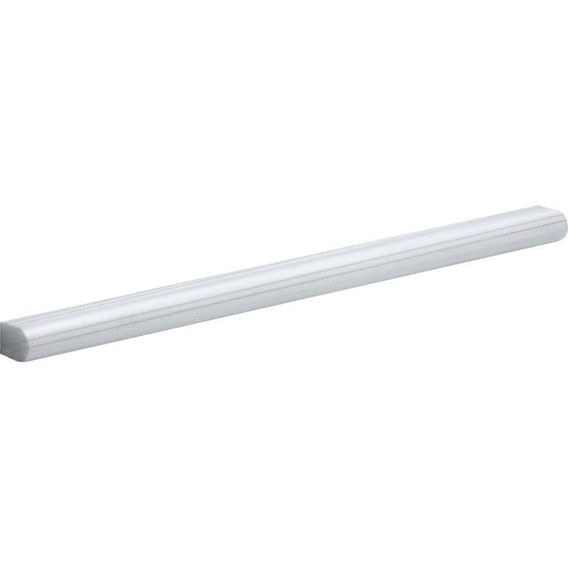 Bianco Dolomiti Polished Pencil Liner Marble Moldings 1/2x12 Marble Polished 2x12 Moldings