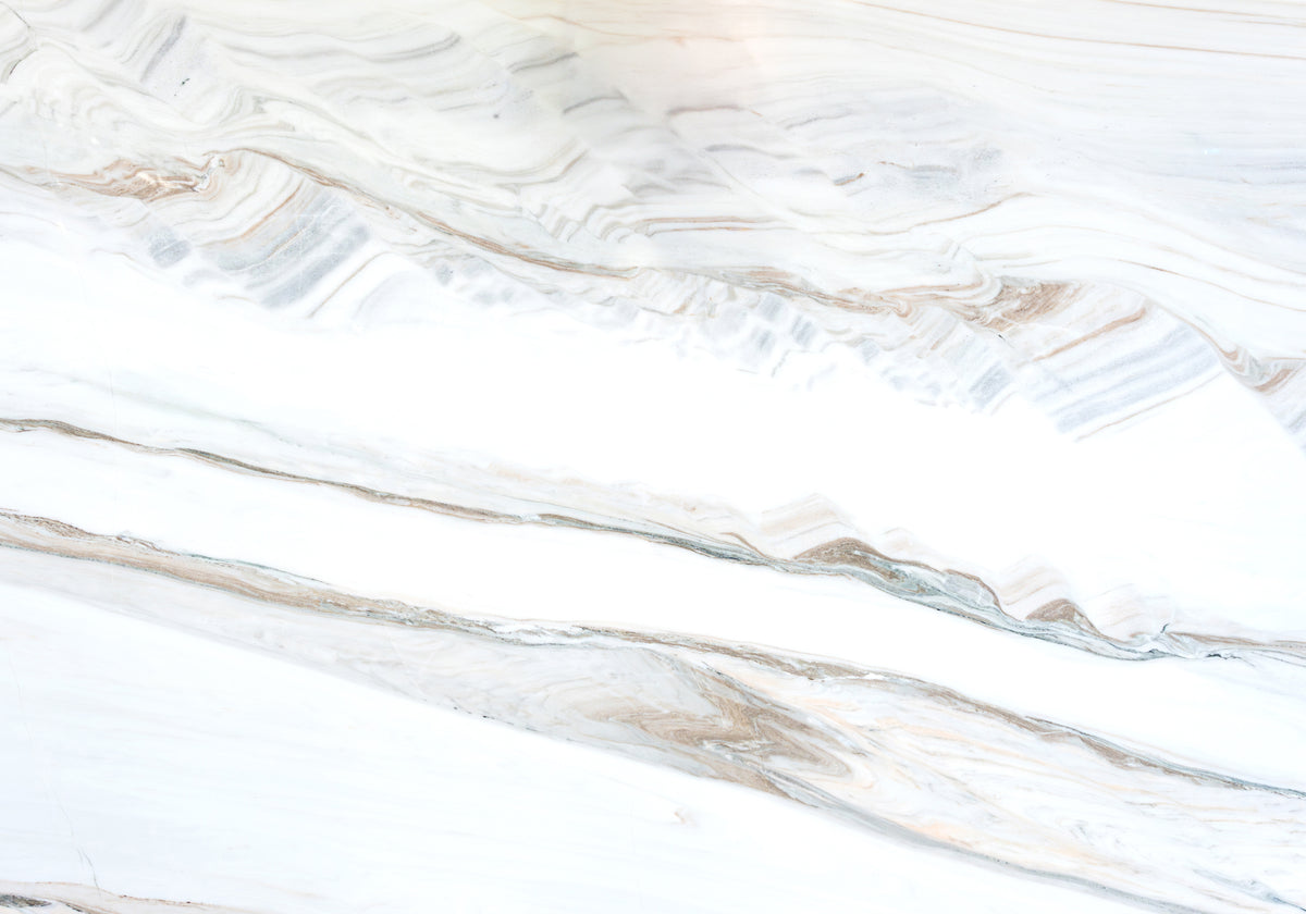 Bianco Lasa Vena Oro Polished Marble Slab Random