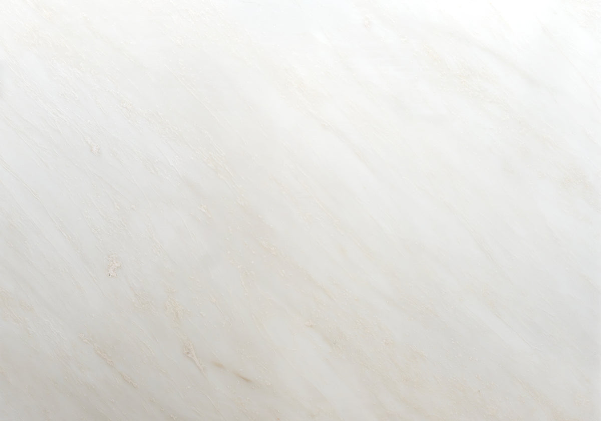 Bianco Rhino Supreme Honed Marble Slab Random 3/4
