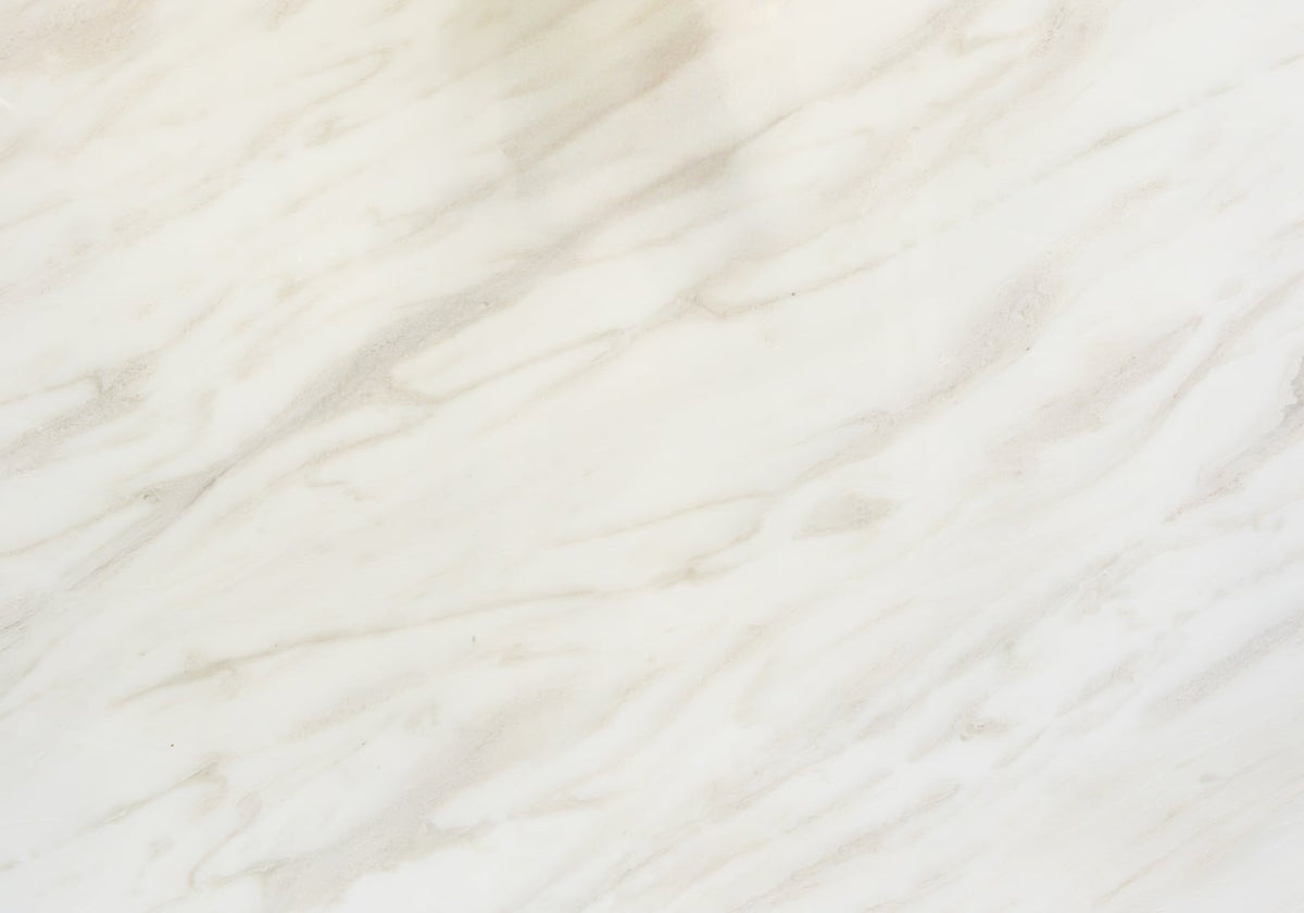 Bianco Rhino Supreme Polished Marble Slab Random 1 1/4