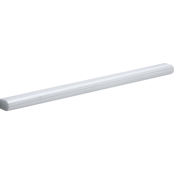 Bianco Venus Honed Pencil Liner Marble Moldings 1/2x12