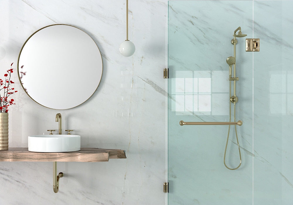 Bianco Venus Polished Marble Slab Random room scene 3