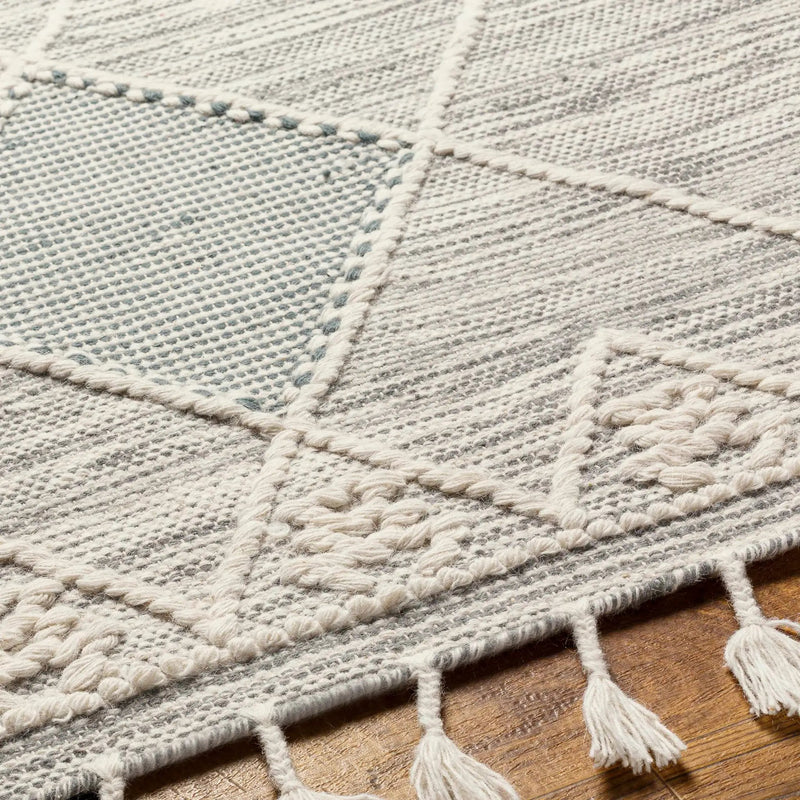 Bicos Tasseled Jute Rug - Clearance by Boutique Rugs
