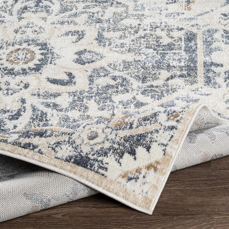 Biggleswade Denim Medallion Area Rug by Boutique Rugs
