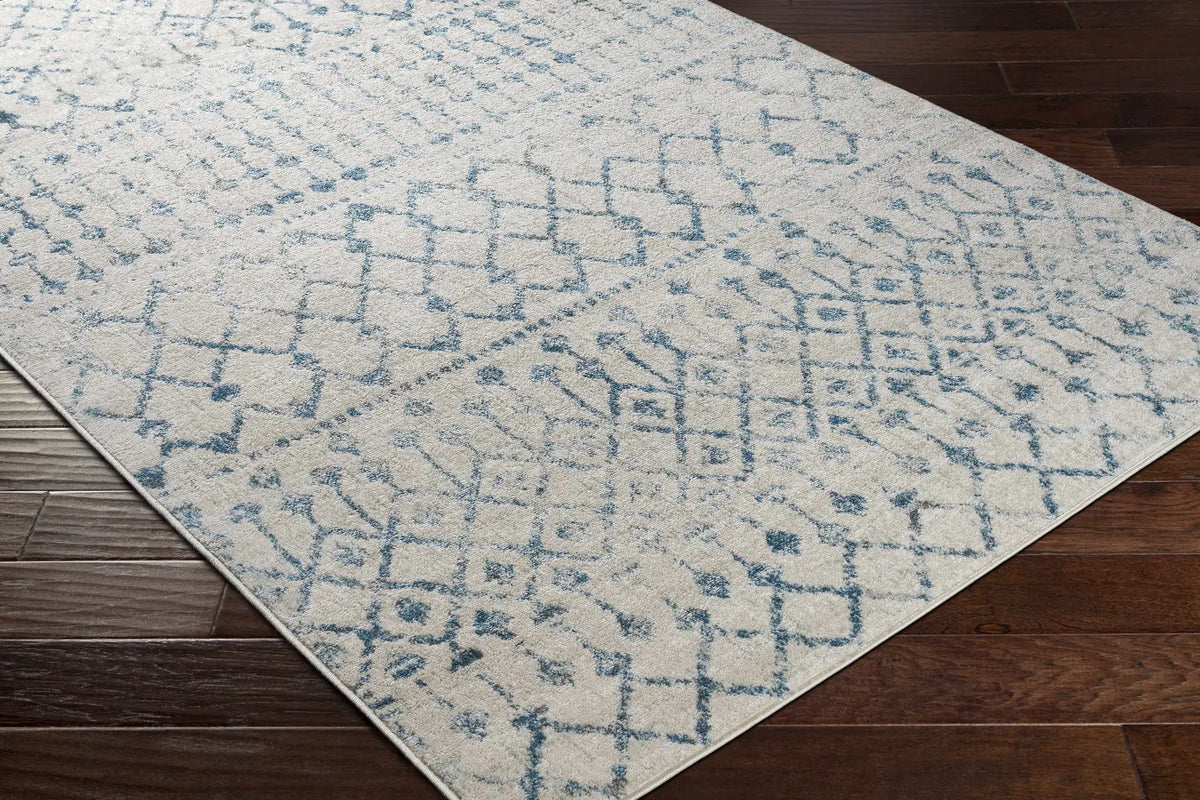 Binabalian Blue&White Tribal Area Carpet - Clearance, photo 5 of 6