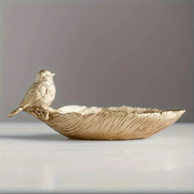 Bird Feather Storage Box Home Decoration, non- contact by House Of Avana