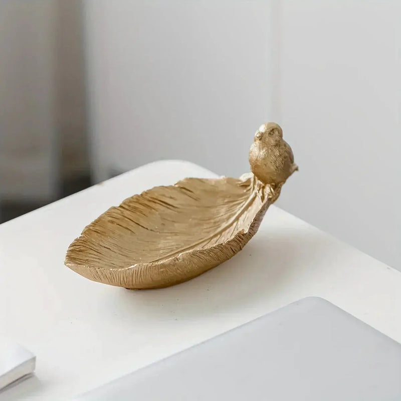 Bird Feather Storage Box Home Decoration, non- contact by House Of Avana