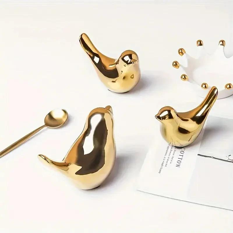 Bird Statue - Ceramic Small by House Of Avana